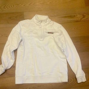 Vineyard Vines white adults small 1/4 quarter zip pullover